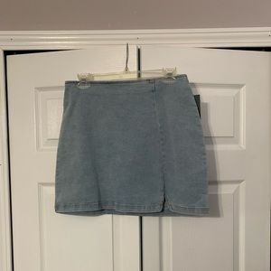 wild fable light wash denim skirt